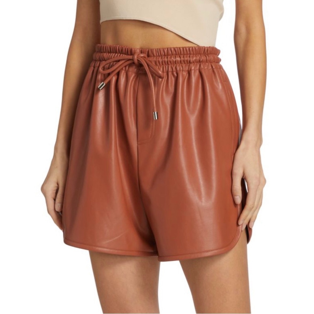 A.L.C. Ryder Faux Leather Shorts